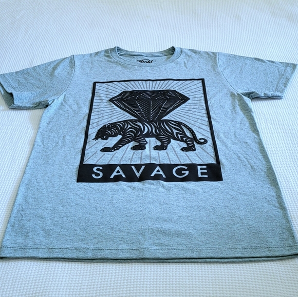 Eighty Eight Brand "Savage" Textured Graphic Tee👕 - NWOT - Picture 11 of 12